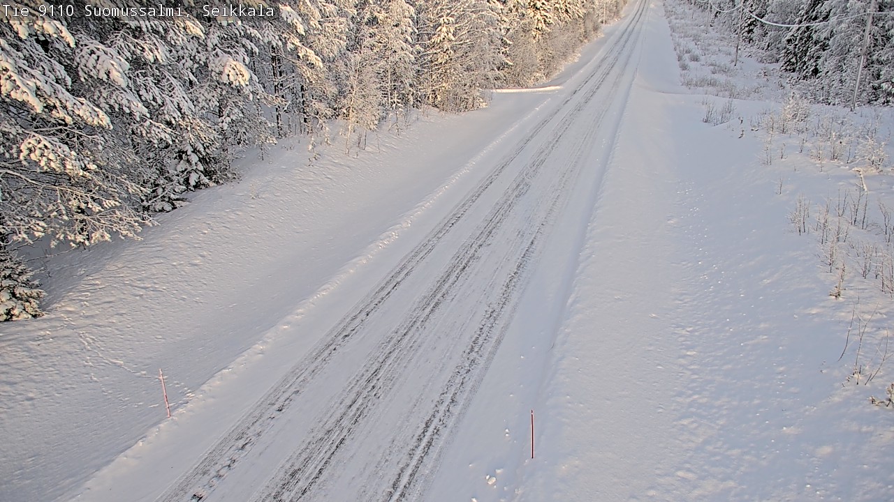 Kelikamerat Kuva Tie 9110 Suomussalmi, Seikkala, Suomussalmi, Kainuu