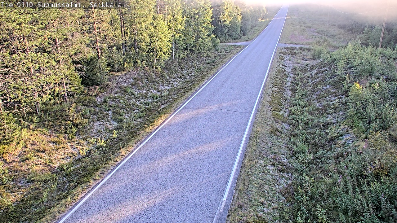 Kelikamerat Kuva Tie 9110 Suomussalmi, Seikkala, Suomussalmi, Kainuu