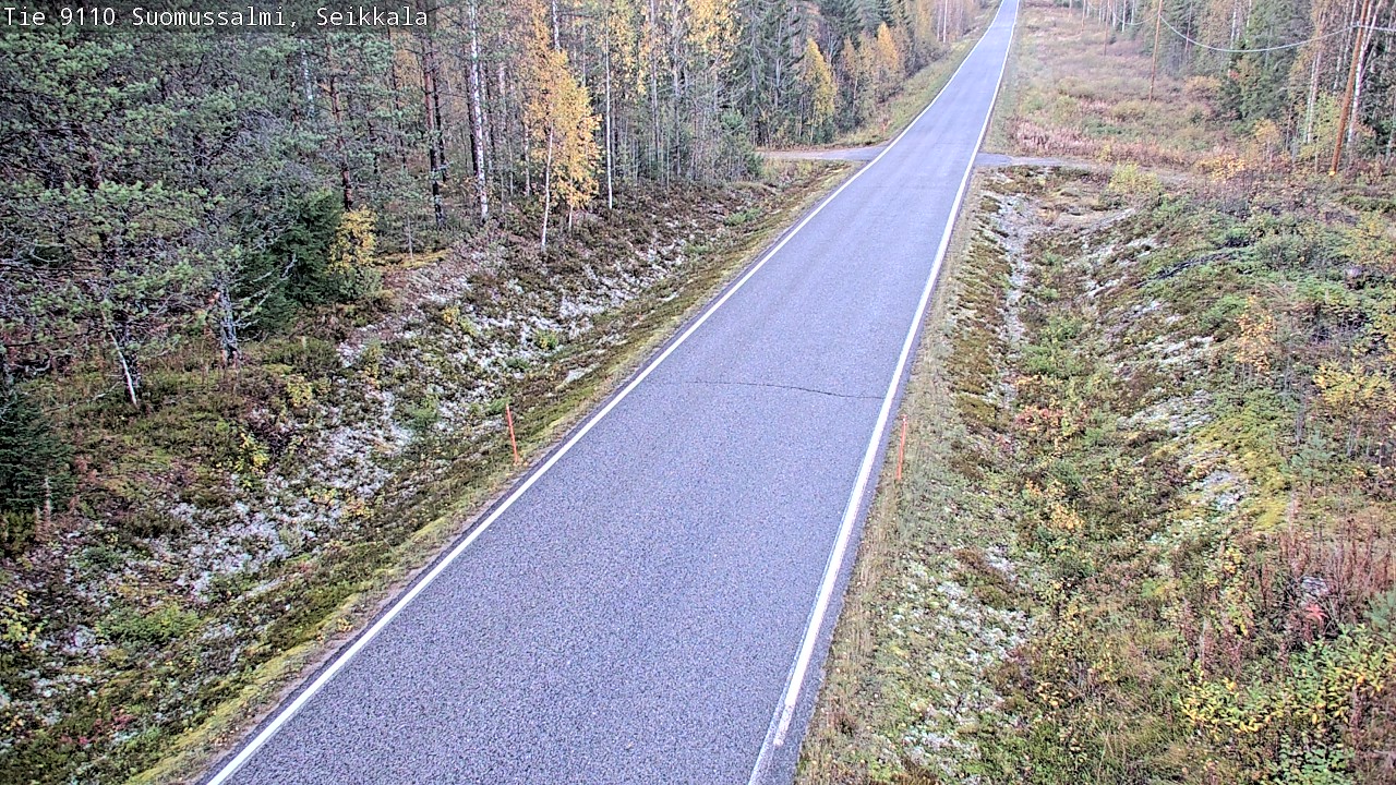 Kelikamerat Kuva Tie 9110 Suomussalmi, Seikkala, Suomussalmi, Kainuu