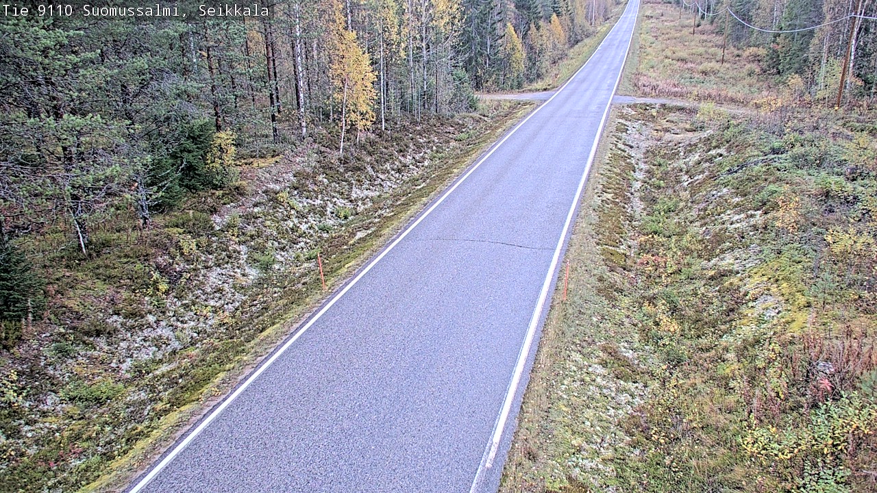 Kelikamerat Kuva Tie 9110 Suomussalmi, Seikkala, Suomussalmi, Kainuu