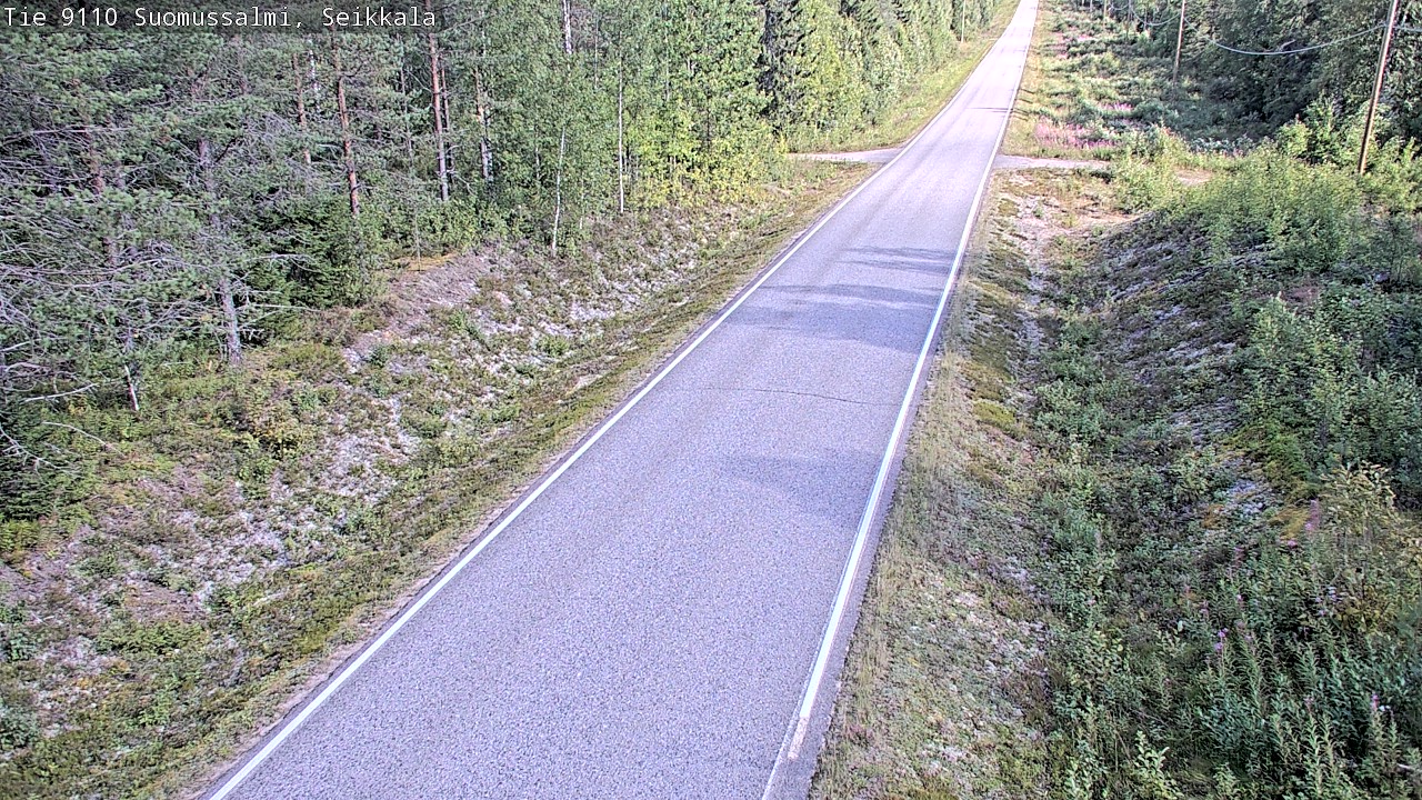 Kelikamerat Kuva Tie 9110 Suomussalmi, Seikkala, Suomussalmi, Kainuu