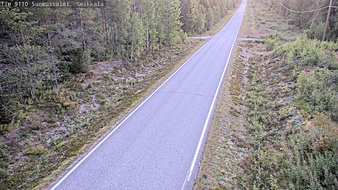 Kelikamerat Kuva Tie 9110 Suomussalmi, Seikkala, Suomussalmi, Kainuu