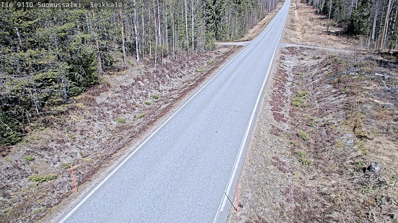 Kelikamerat Kuva Tie 9110 Suomussalmi, Seikkala, Suomussalmi, Kainuu
