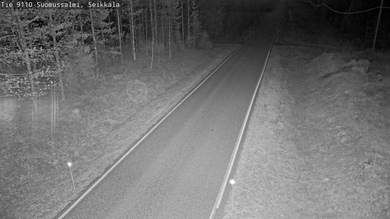 Weather Camera Image Road 9110 Suomussalmi, Seikkala, Suomussalmi, Kainuu