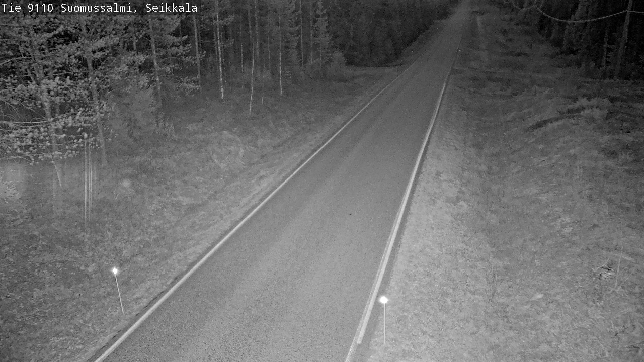 Weather Camera Image Road 9110 Suomussalmi, Seikkala, Suomussalmi, Kainuu