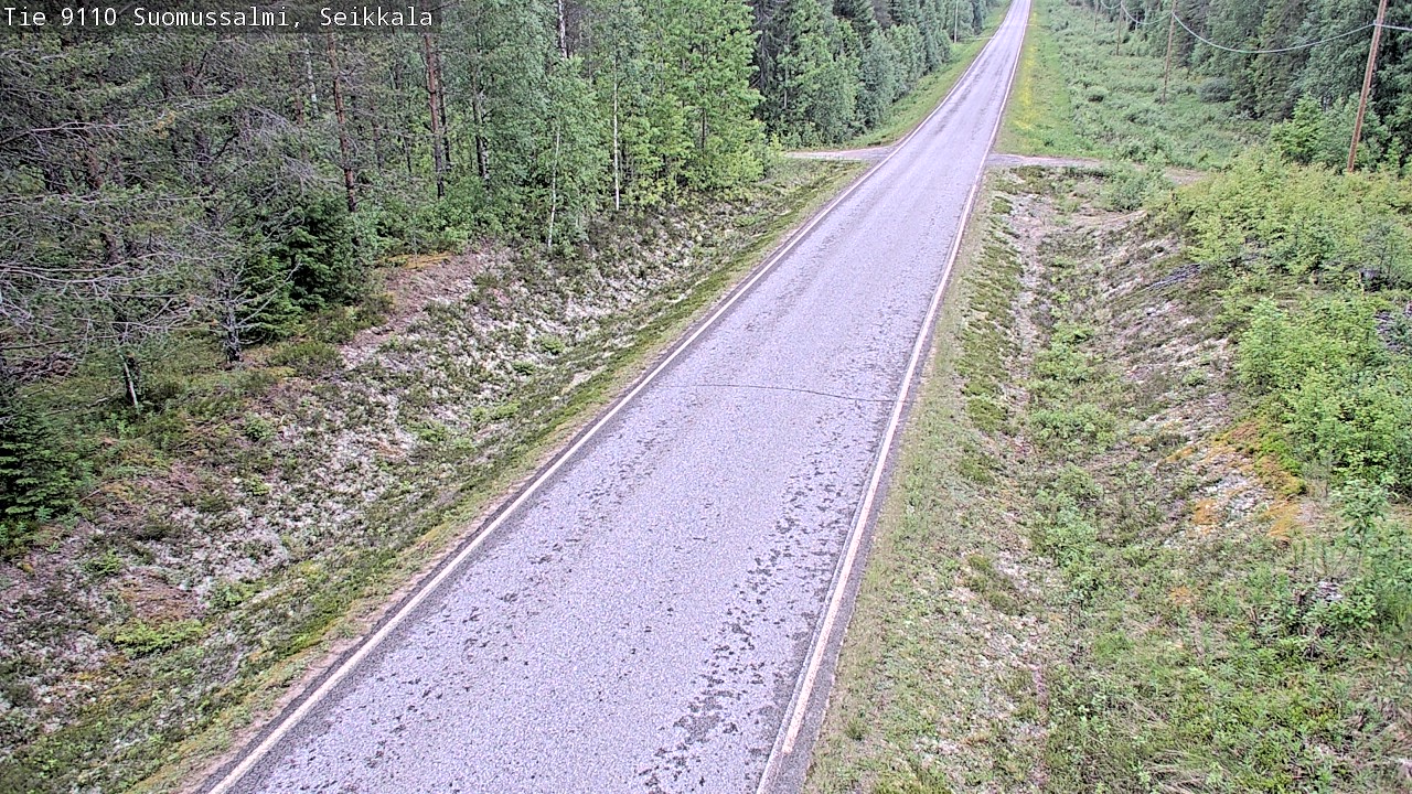 Kelikamerat Kuva Tie 9110 Suomussalmi, Seikkala, Suomussalmi, Kainuu