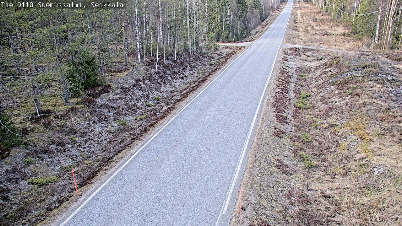 Kelikamerat Kuva Tie 9110 Suomussalmi, Seikkala, Suomussalmi, Kainuu