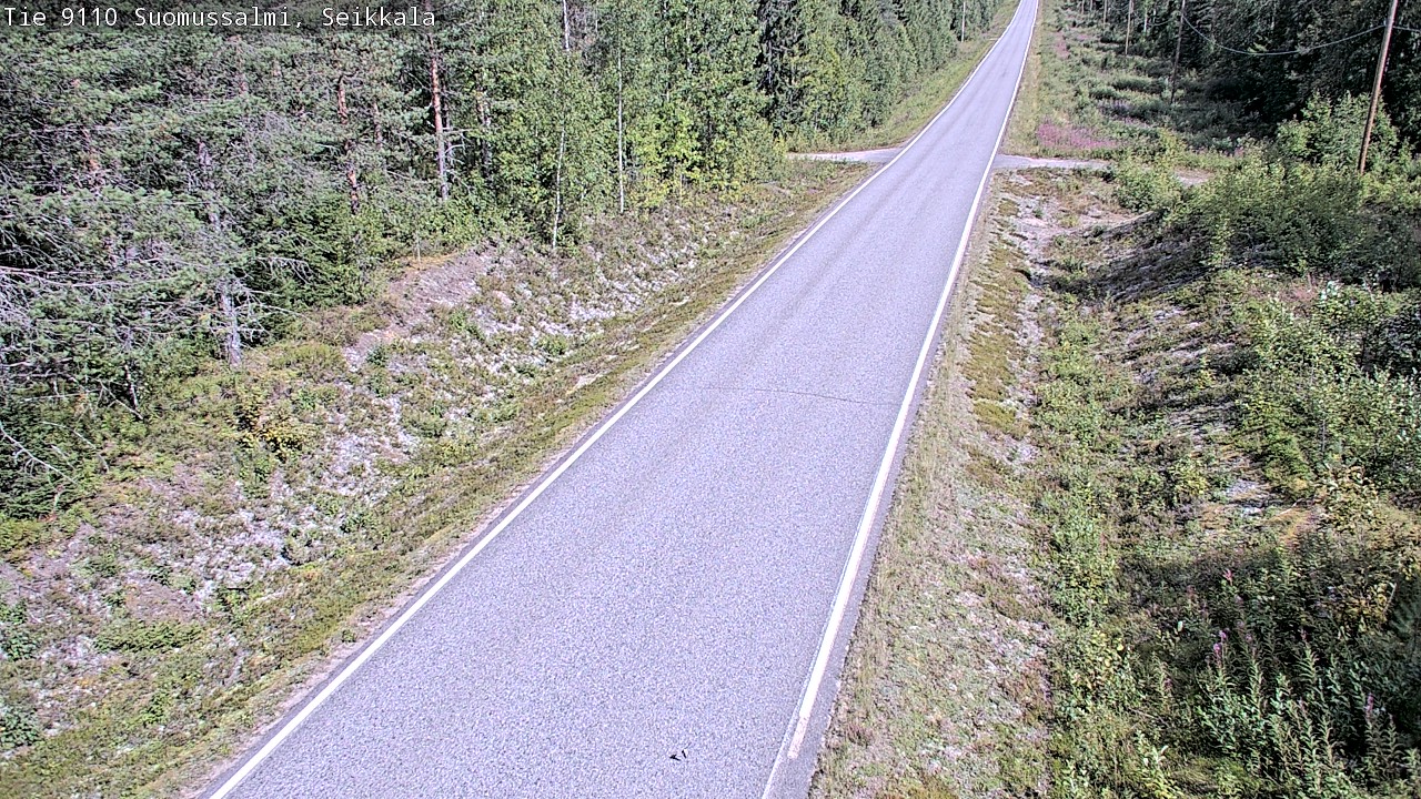 Kelikamerat Kuva Tie 9110 Suomussalmi, Seikkala, Suomussalmi, Kainuu