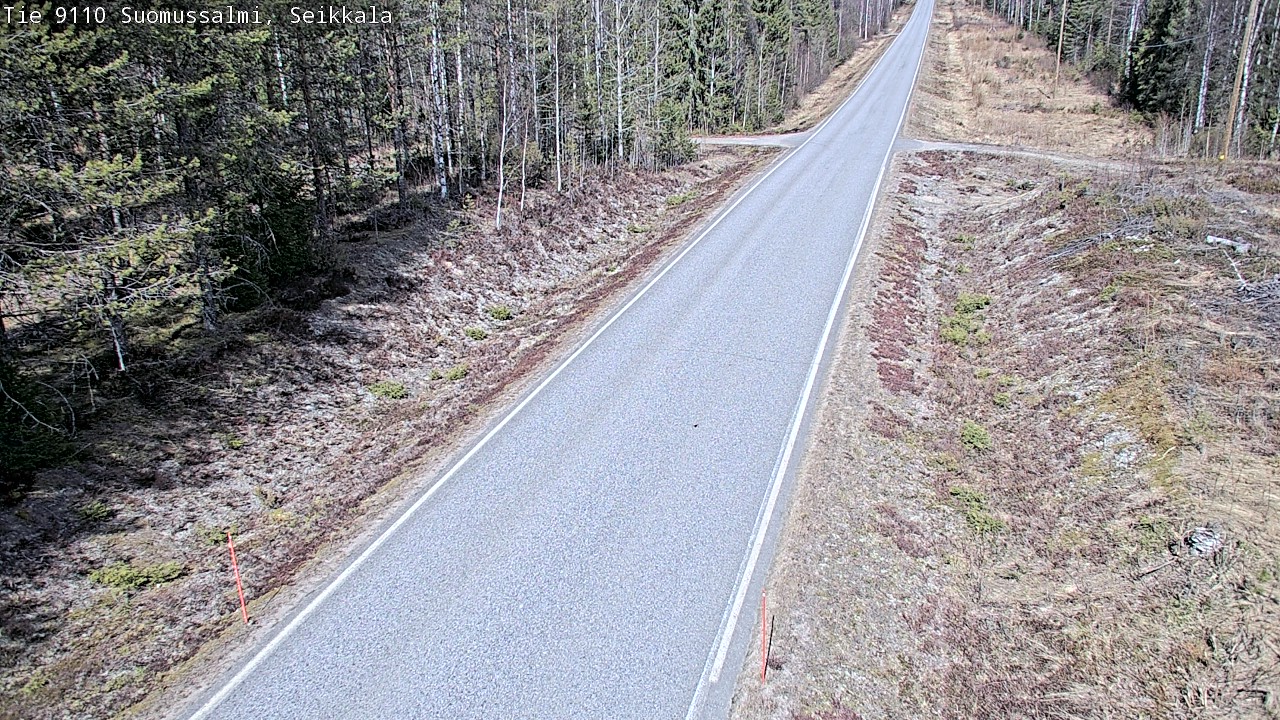 Kelikamerat Kuva Tie 9110 Suomussalmi, Seikkala, Suomussalmi, Kainuu