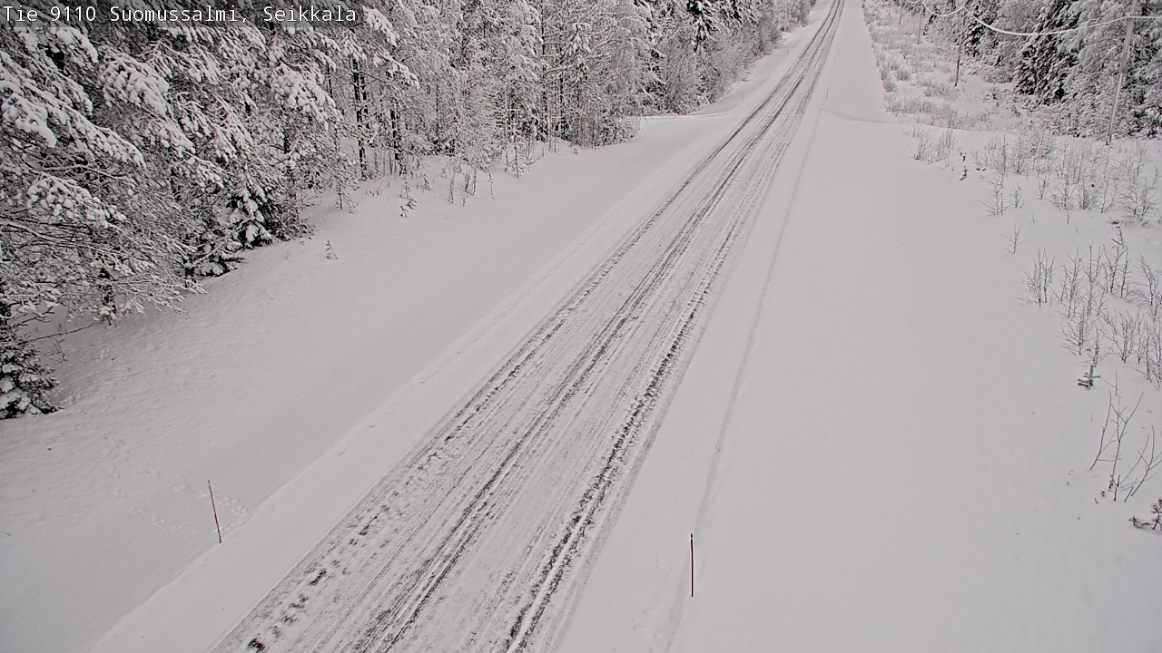 Kelikamerat Kuva Tie 9110 Suomussalmi, Seikkala, Suomussalmi, Kainuu
