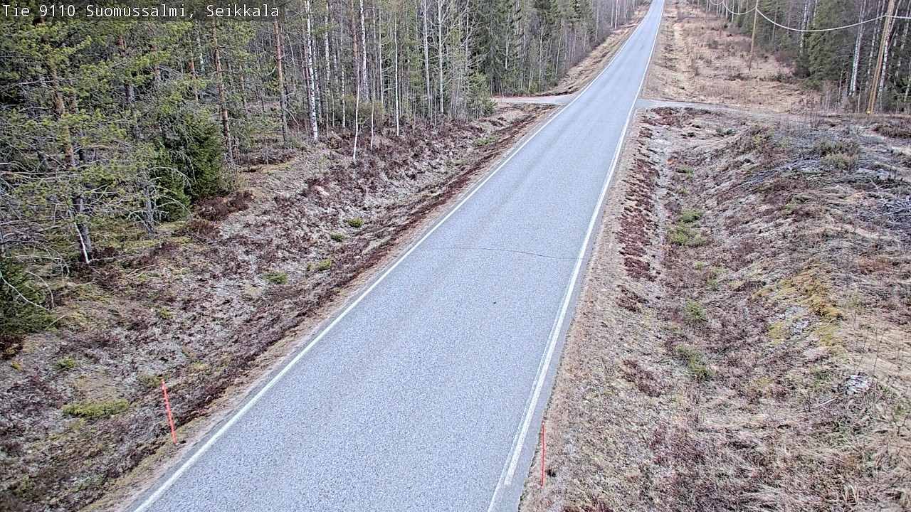 Weather Camera Image Road 9110 Suomussalmi, Seikkala, Suomussalmi, Kainuu