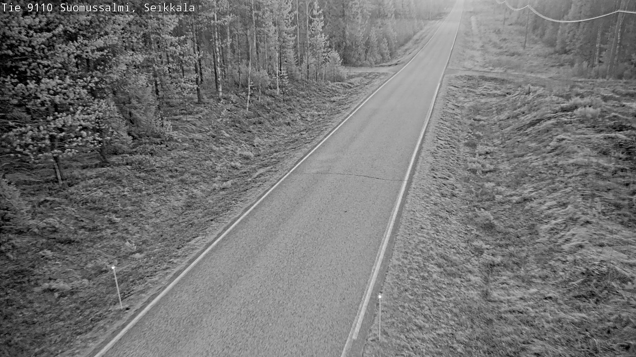 Weather Camera Image Road 9110 Suomussalmi, Seikkala, Suomussalmi, Kainuu