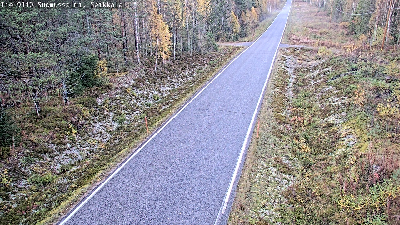 Kelikamerat Kuva Tie 9110 Suomussalmi, Seikkala, Suomussalmi, Kainuu