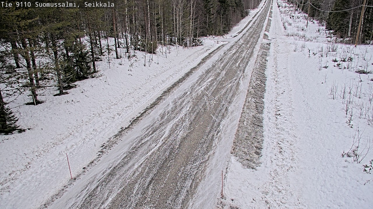 Kelikamerat Kuva Tie 9110 Suomussalmi, Seikkala, Suomussalmi, Kainuu
