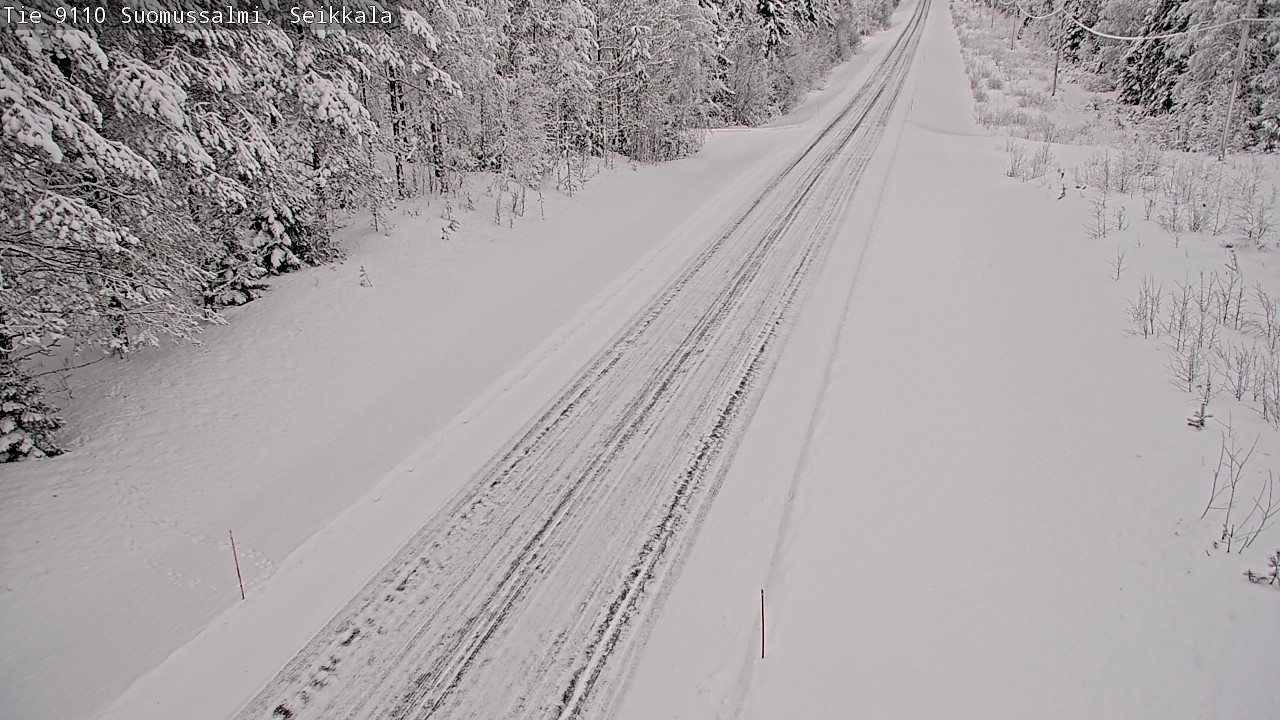 Kelikamerat Kuva Tie 9110 Suomussalmi, Seikkala, Suomussalmi, Kainuu