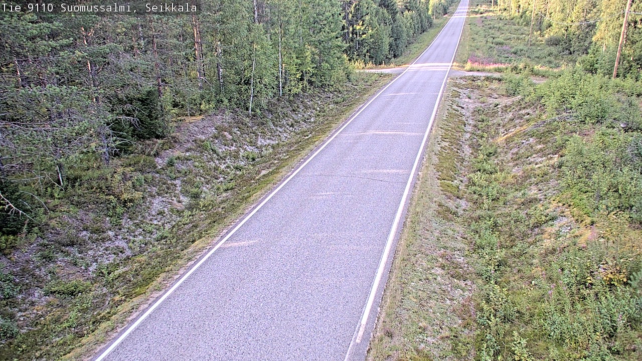 Kelikamerat Kuva Tie 9110 Suomussalmi, Seikkala, Suomussalmi, Kainuu