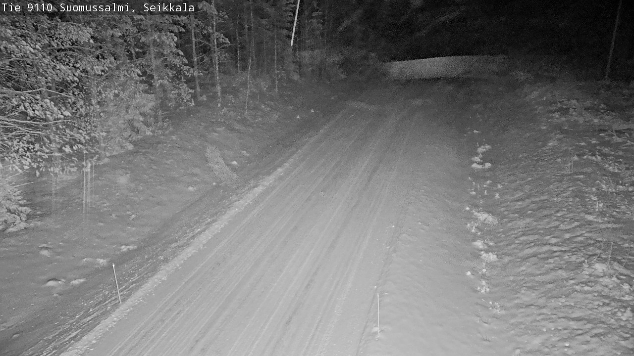 Weather Camera Image Road 9110 Suomussalmi, Seikkala, Suomussalmi, Kainuu