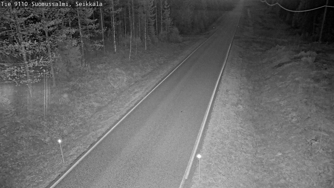 Weather Camera Image Road 9110 Suomussalmi, Seikkala, Suomussalmi, Kainuu