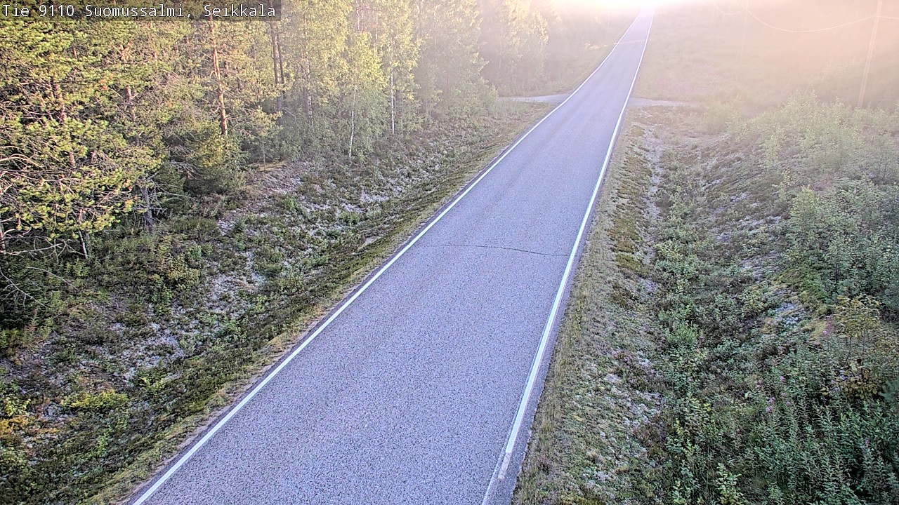 Kelikamerat Kuva Tie 9110 Suomussalmi, Seikkala, Suomussalmi, Kainuu