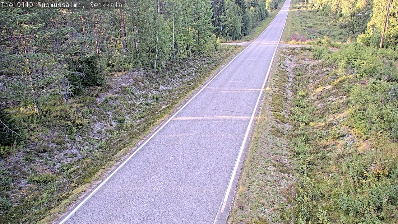 Kelikamerat Kuva Tie 9110 Suomussalmi, Seikkala, Suomussalmi, Kainuu