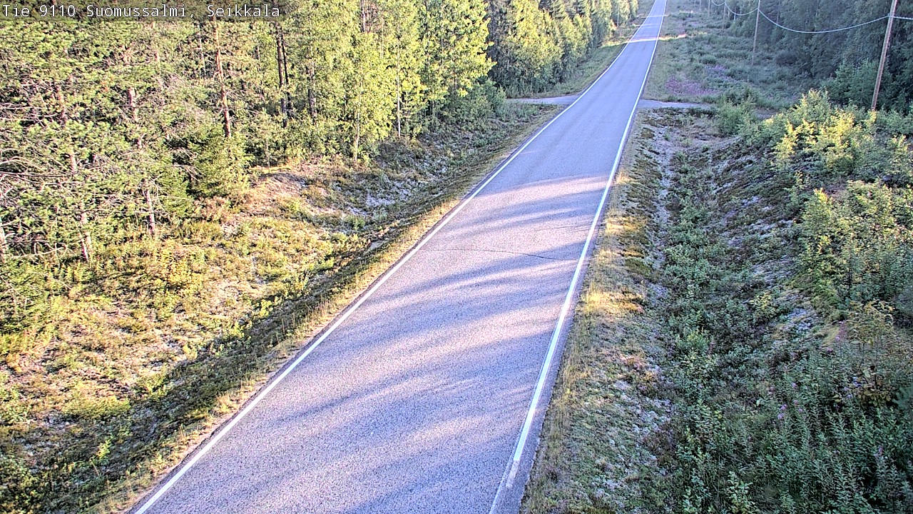 Weather Camera Image Road 9110 Suomussalmi, Seikkala, Suomussalmi, Kainuu