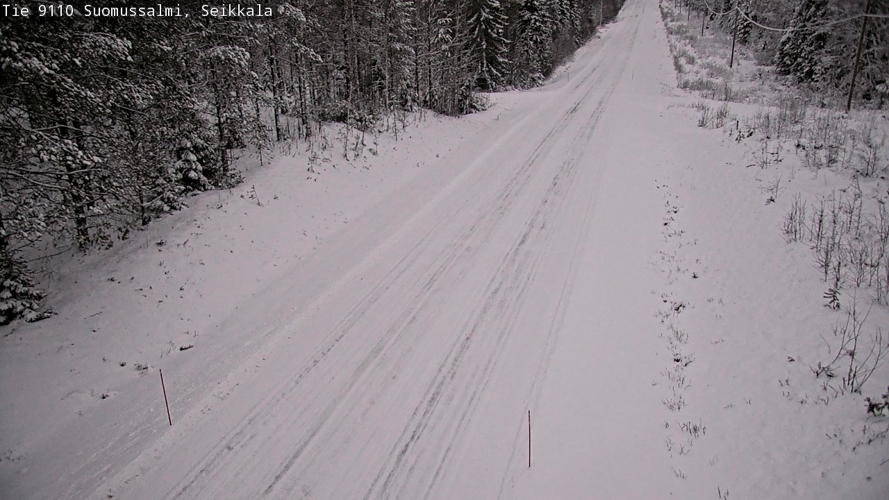 Weather Camera Image Road 9110 Suomussalmi, Seikkala, Suomussalmi, Kainuu