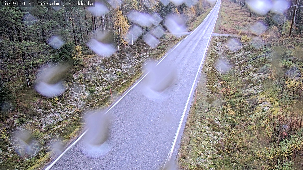 Weather Camera Image Road 9110 Suomussalmi, Seikkala, Suomussalmi, Kainuu