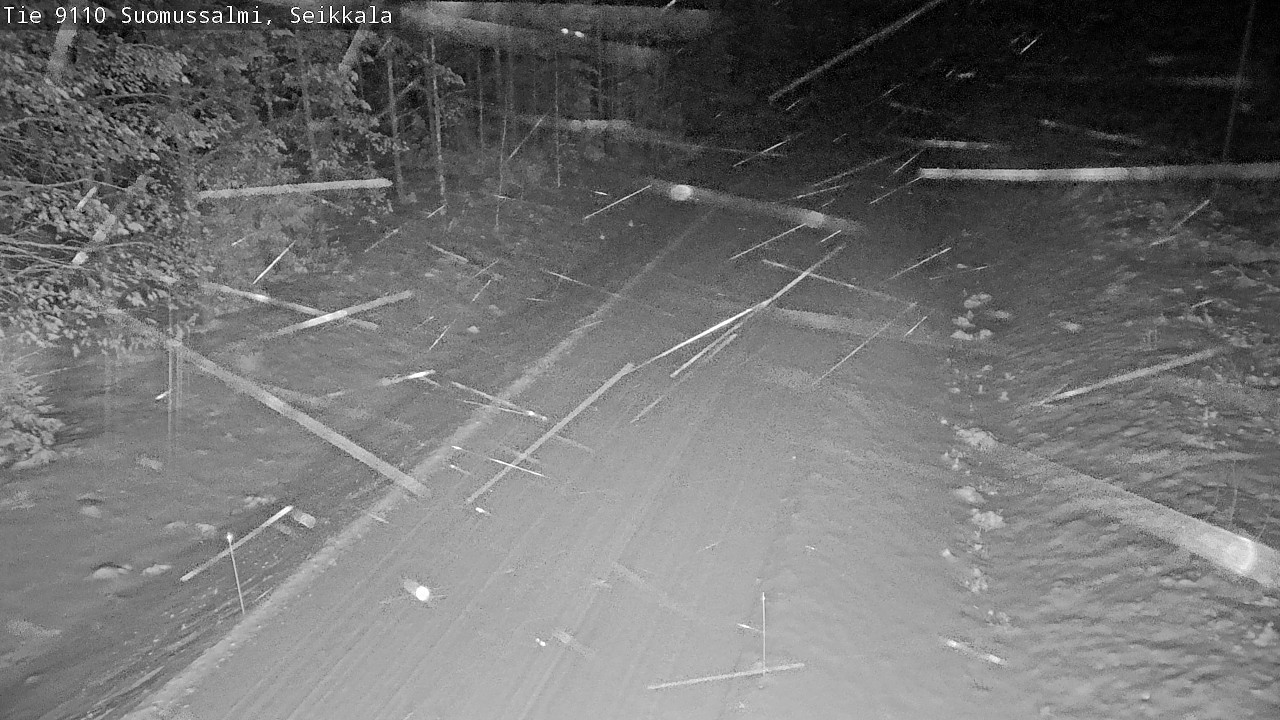 Weather Camera Image Road 9110 Suomussalmi, Seikkala, Suomussalmi, Kainuu