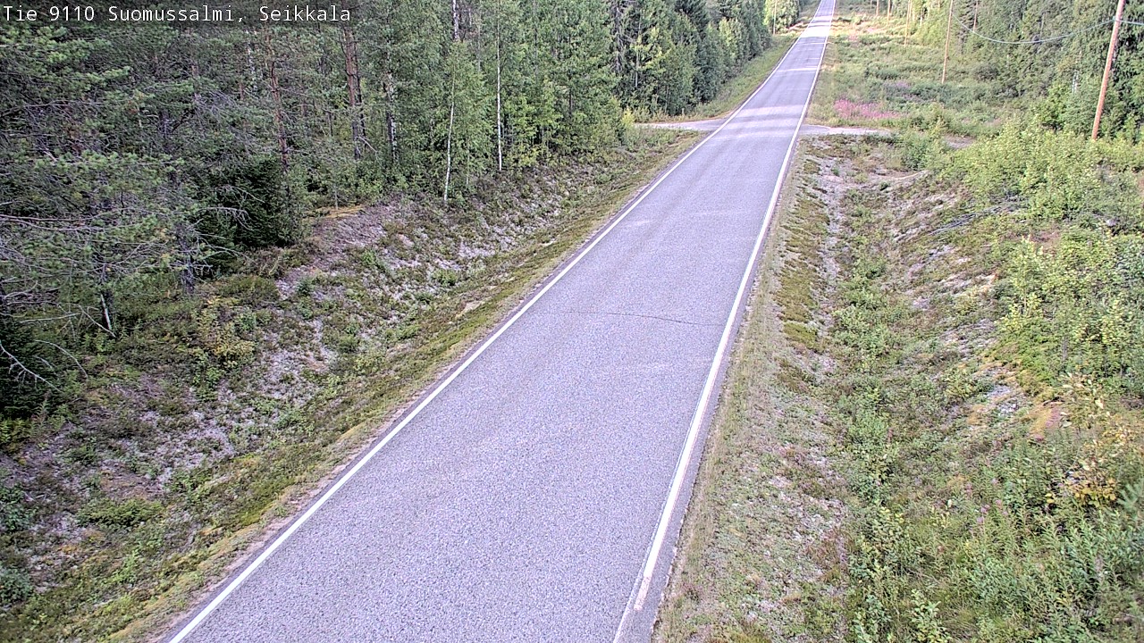 Kelikamerat Kuva Tie 9110 Suomussalmi, Seikkala, Suomussalmi, Kainuu