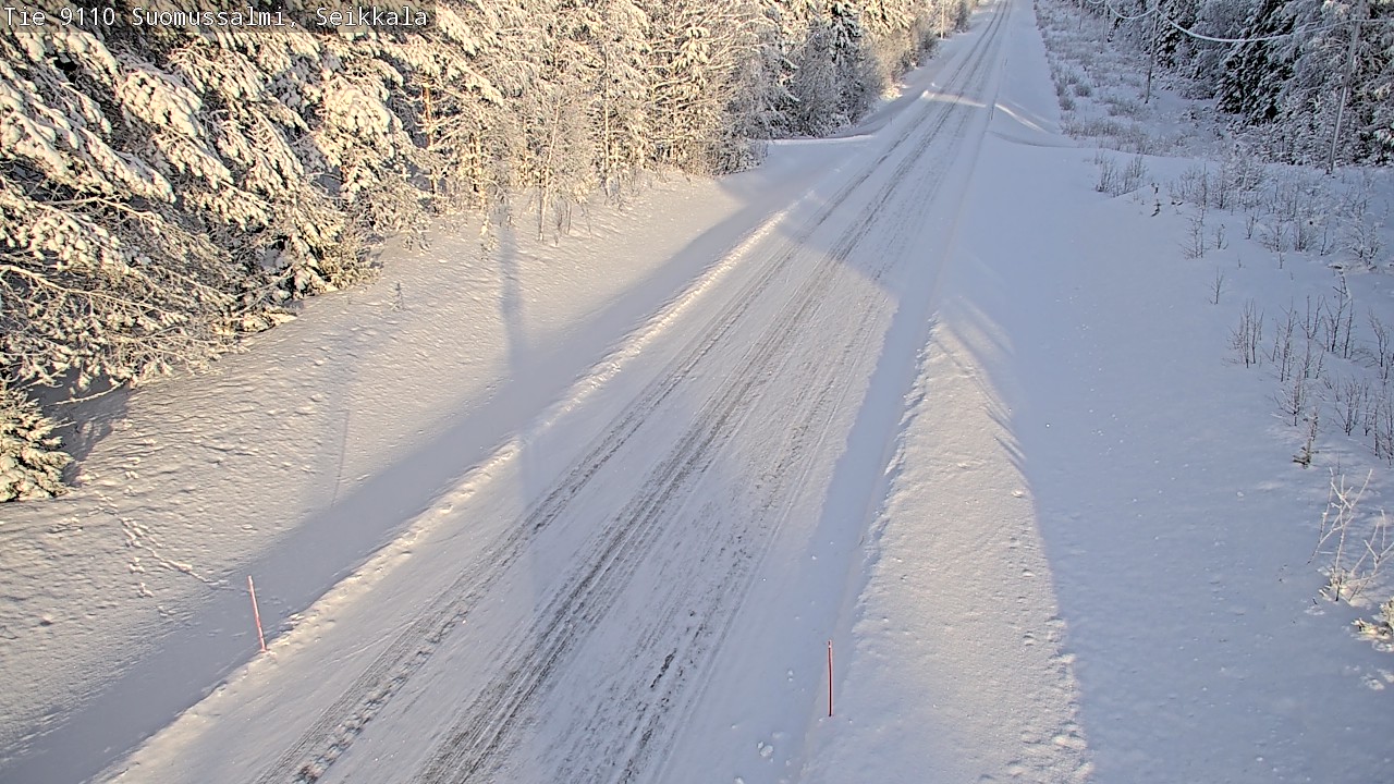 Kelikamerat Kuva Tie 9110 Suomussalmi, Seikkala, Suomussalmi, Kainuu