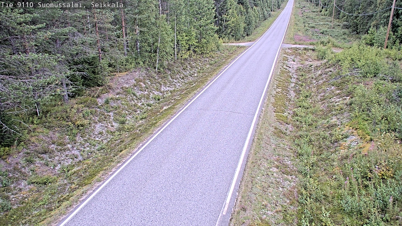 Kelikamerat Kuva Tie 9110 Suomussalmi, Seikkala, Suomussalmi, Kainuu