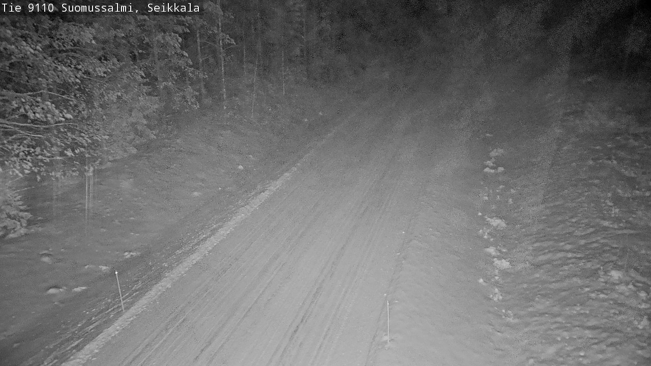 Weather Camera Image Road 9110 Suomussalmi, Seikkala, Suomussalmi, Kainuu
