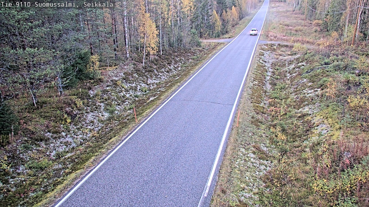 Kelikamerat Kuva Tie 9110 Suomussalmi, Seikkala, Suomussalmi, Kainuu