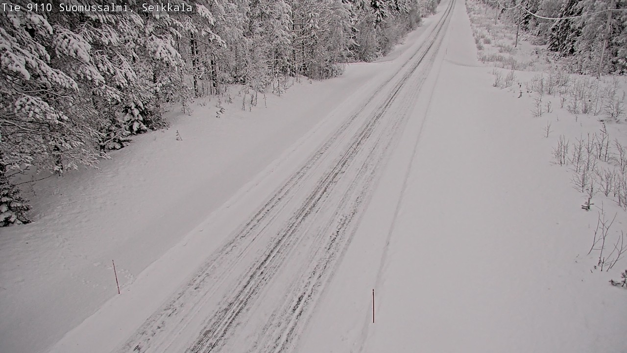Kelikamerat Kuva Tie 9110 Suomussalmi, Seikkala, Suomussalmi, Kainuu