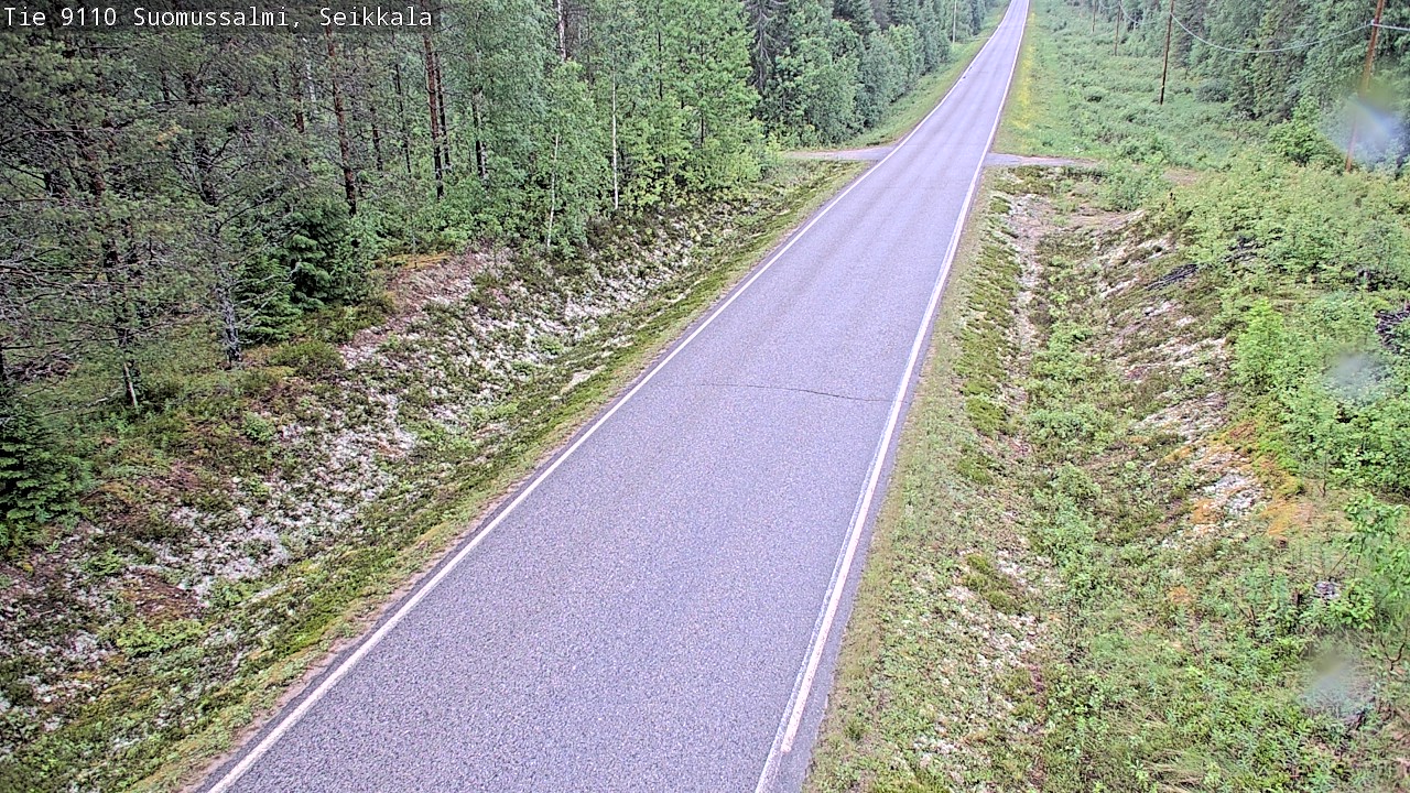 Kelikamerat Kuva Tie 9110 Suomussalmi, Seikkala, Suomussalmi, Kainuu