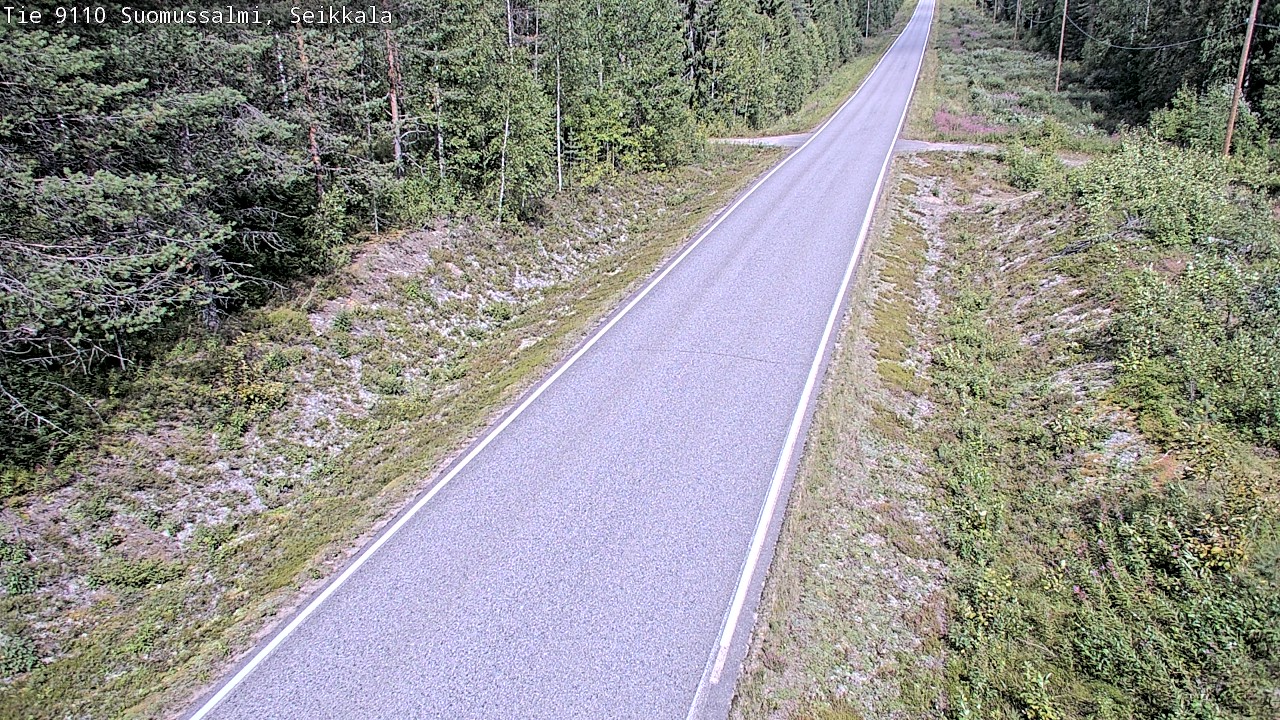 Kelikamerat Kuva Tie 9110 Suomussalmi, Seikkala, Suomussalmi, Kainuu