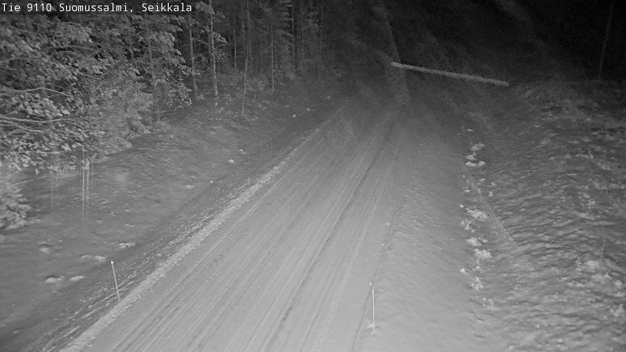 Weather Camera Image Road 9110 Suomussalmi, Seikkala, Suomussalmi, Kainuu