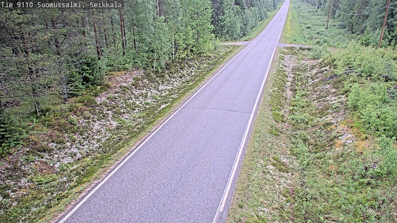 Kelikamerat Kuva Tie 9110 Suomussalmi, Seikkala, Suomussalmi, Kainuu