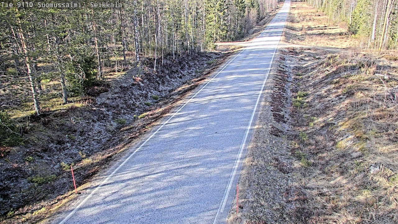 Kelikamerat Kuva Tie 9110 Suomussalmi, Seikkala, Suomussalmi, Kainuu
