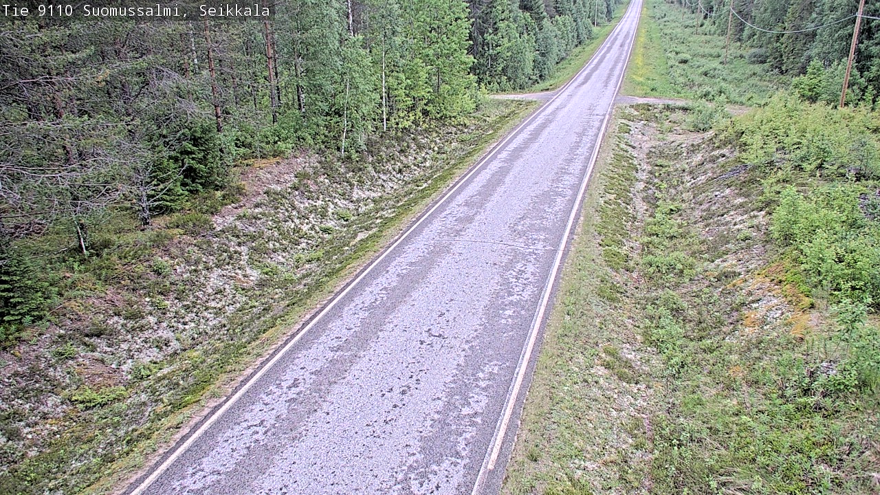 Kelikamerat Kuva Tie 9110 Suomussalmi, Seikkala, Suomussalmi, Kainuu