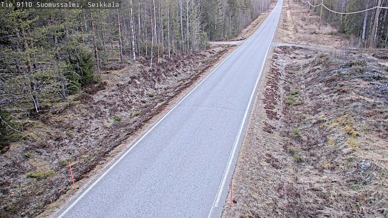 Weather Camera Image Road 9110 Suomussalmi, Seikkala, Suomussalmi, Kainuu