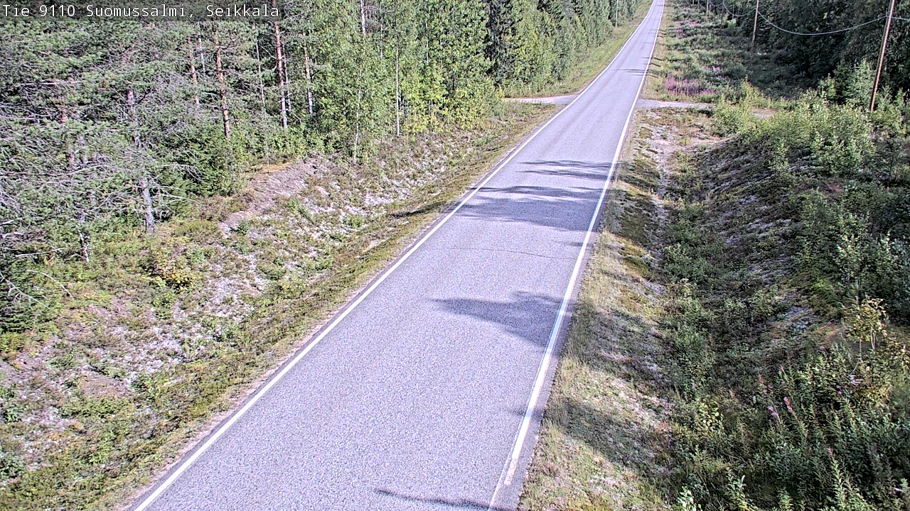 Kelikamerat Kuva Tie 9110 Suomussalmi, Seikkala, Suomussalmi, Kainuu