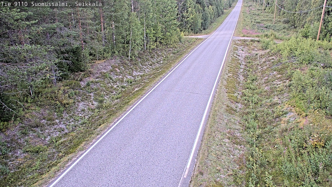 Kelikamerat Kuva Tie 9110 Suomussalmi, Seikkala, Suomussalmi, Kainuu