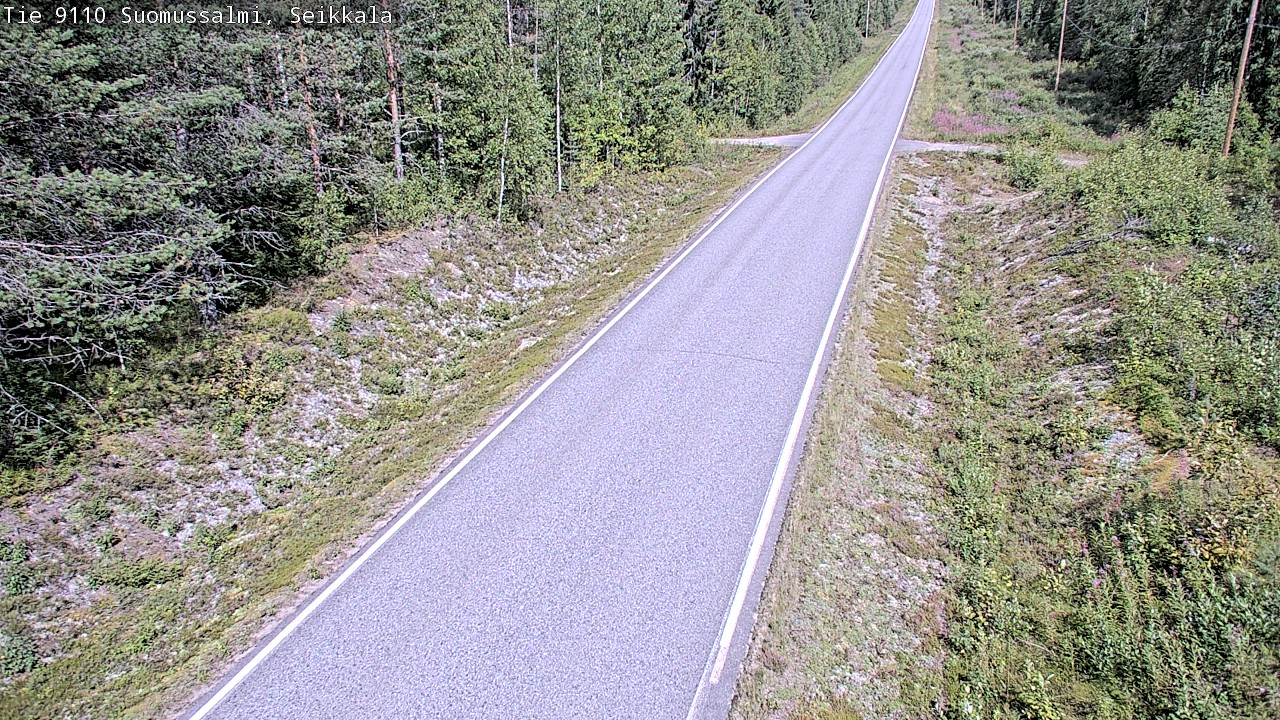 Kelikamerat Kuva Tie 9110 Suomussalmi, Seikkala, Suomussalmi, Kainuu