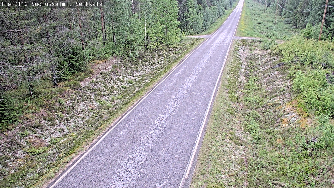 Kelikamerat Kuva Tie 9110 Suomussalmi, Seikkala, Suomussalmi, Kainuu