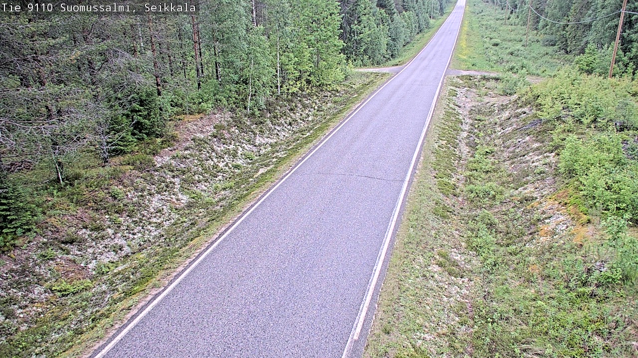 Kelikamerat Kuva Tie 9110 Suomussalmi, Seikkala, Suomussalmi, Kainuu