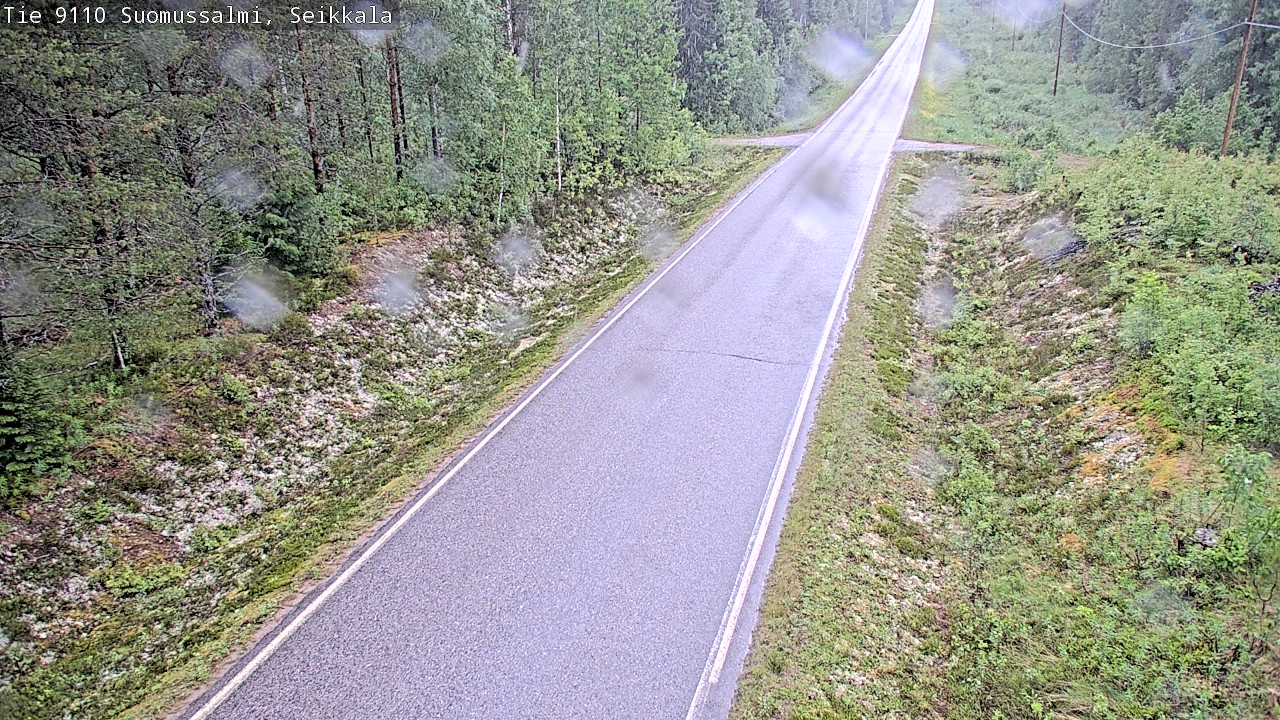 Weather Camera Image Road 9110 Suomussalmi, Seikkala, Suomussalmi, Kainuu