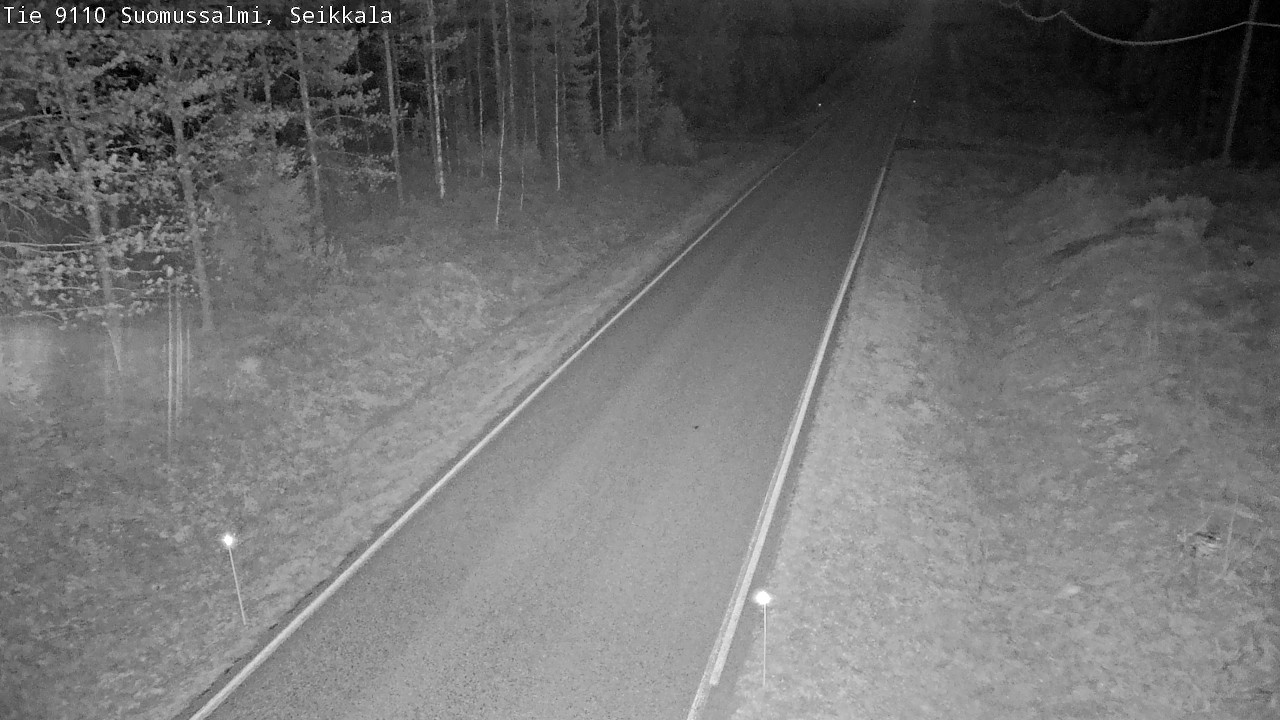 Weather Camera Image Road 9110 Suomussalmi, Seikkala, Suomussalmi, Kainuu