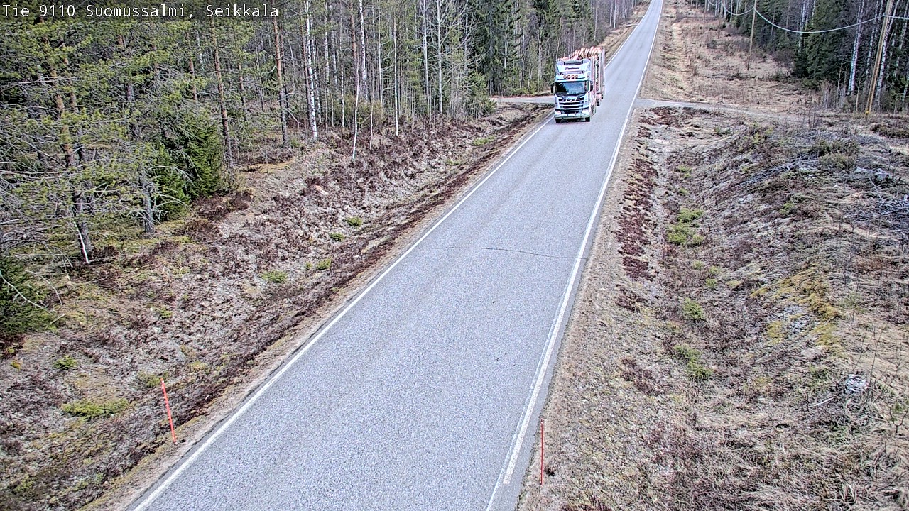 Kelikamerat Kuva Tie 9110 Suomussalmi, Seikkala, Suomussalmi, Kainuu
