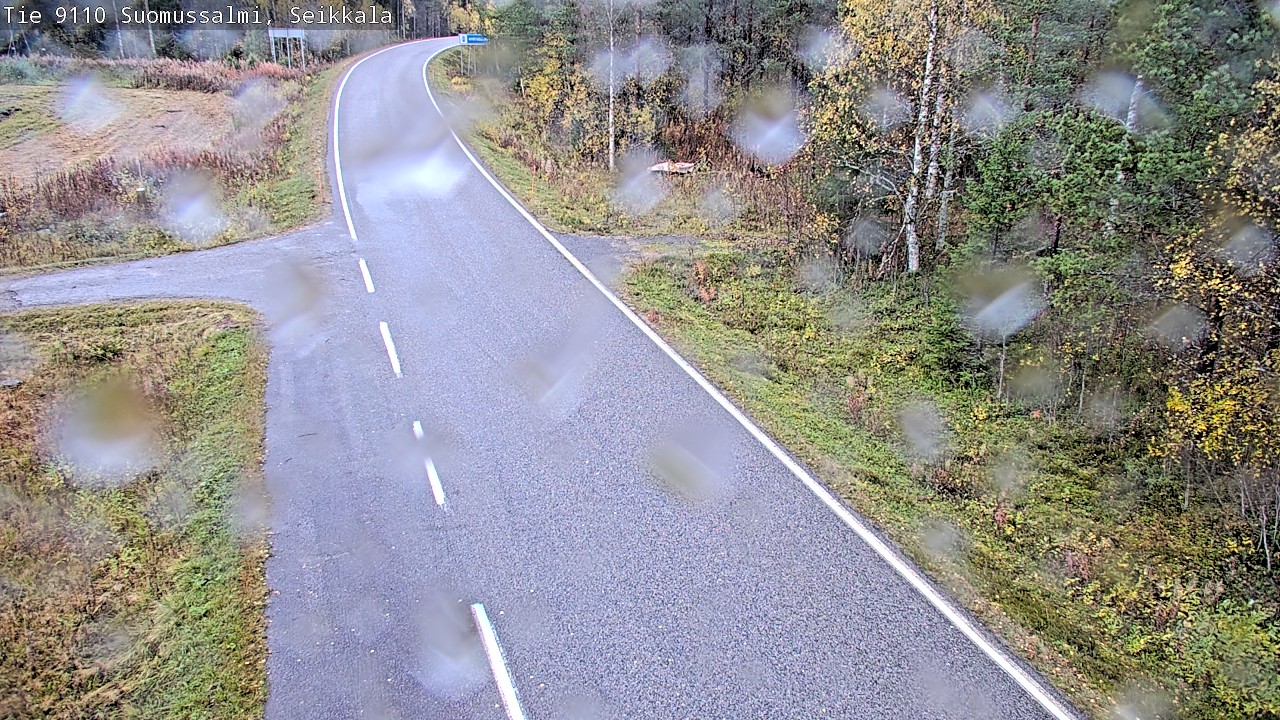 Weather Camera Image Road 9110 Suomussalmi, Seikkala, Suomussalmi, Kainuu